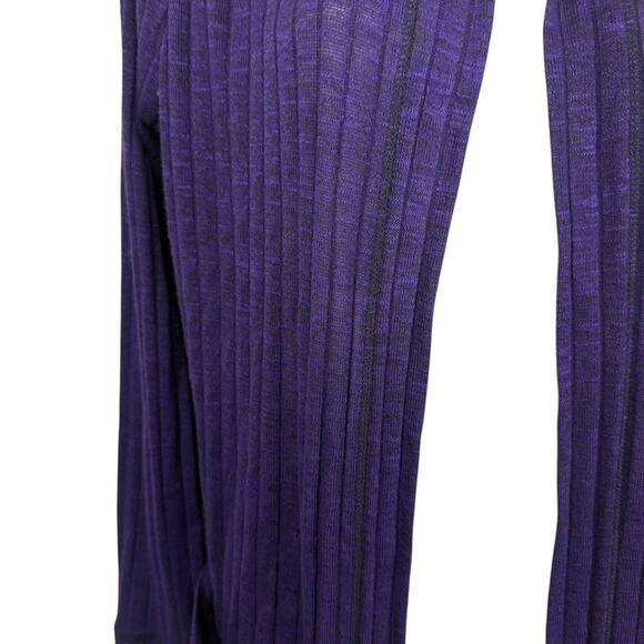Chicos Zenergy Purple Longline Duster Hooded Cardigan Ribbed Sweater Thin 0/ S - Picture 6 of 15